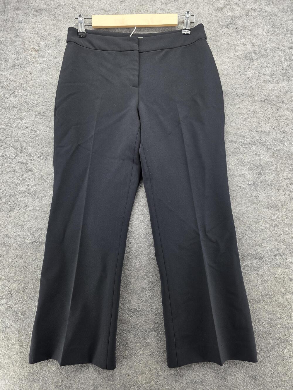 Kate Spade Pants Womens 4 Black Flare Dress Slacks Stretch Office Career Work